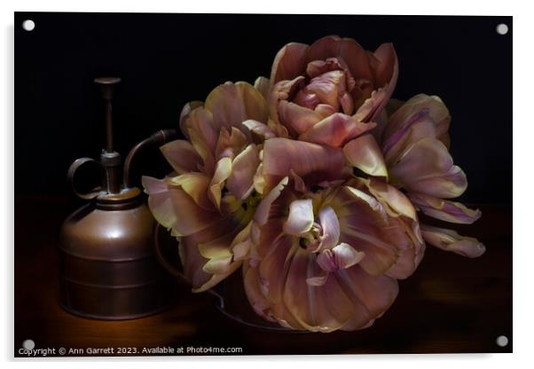 La Belle Epoque Tulips Acrylic by Ann Garrett