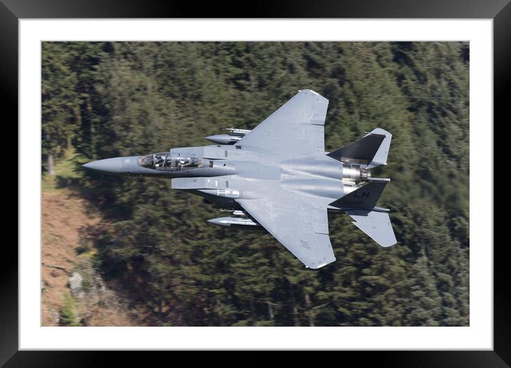 F15 E Strike Eagle Framed Mounted Print by Rory Trappe