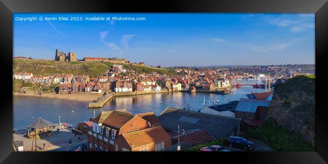 Whitby bay Framed Print by Kevin Elias