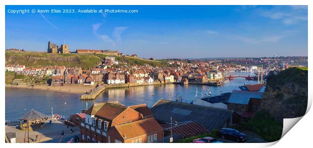 Whitby bay Print by Kevin Elias