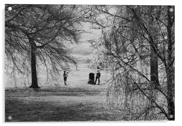 In the Park Acrylic by Glen Allen