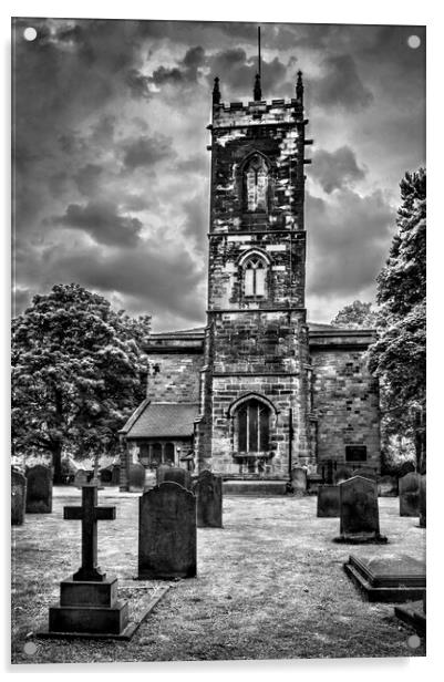 St Albans Church, Wickersley Acrylic by Darren Galpin