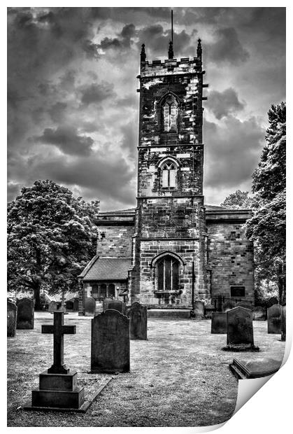 St Albans Church, Wickersley Print by Darren Galpin
