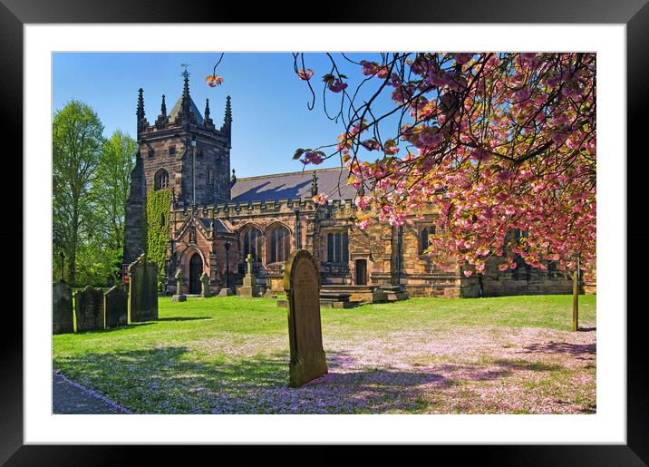 St Mary Magdalene Church, Whiston     Framed Mounted Print by Darren Galpin