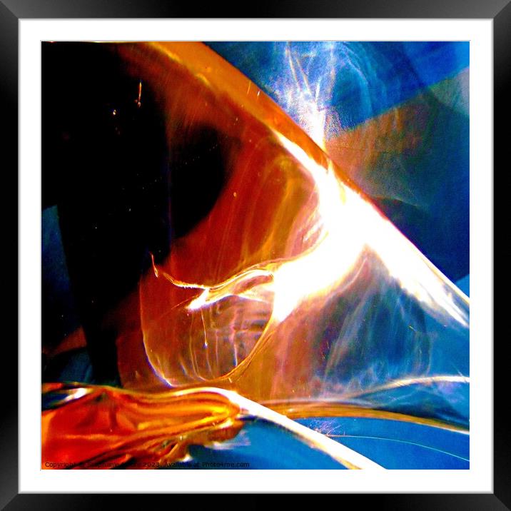 Abstract 609 Framed Mounted Print by Stephanie Moore