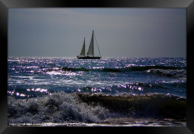 Spanish Sails Framed Print by Phil Clements