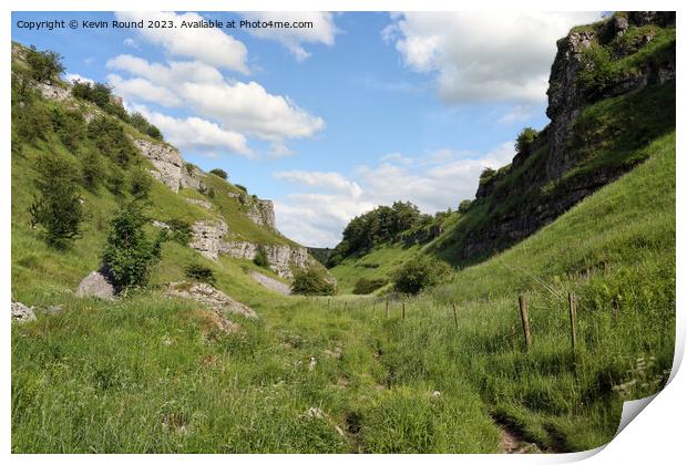 Lathkill Dale Derbyshire 2 Print by Kevin Round