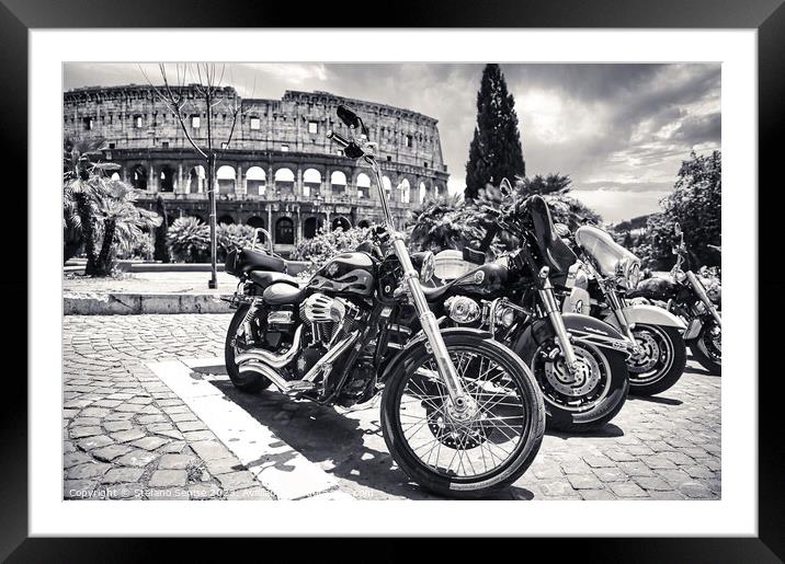 Harley 110TH Anniversary  Framed Mounted Print by Stefano Senise