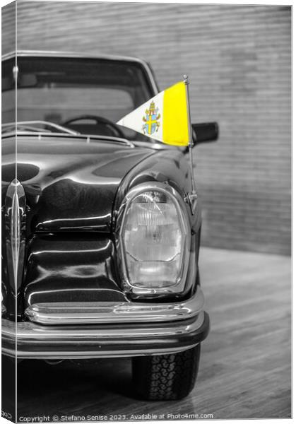 Pope Car in Vatican city Canvas Print by Stefano Senise