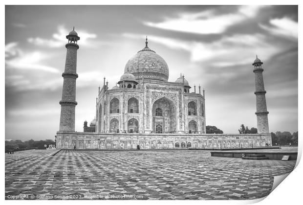 Majestic Taj Mahal. Agra, Uttar Pradesh, India Print by Stefano Senise