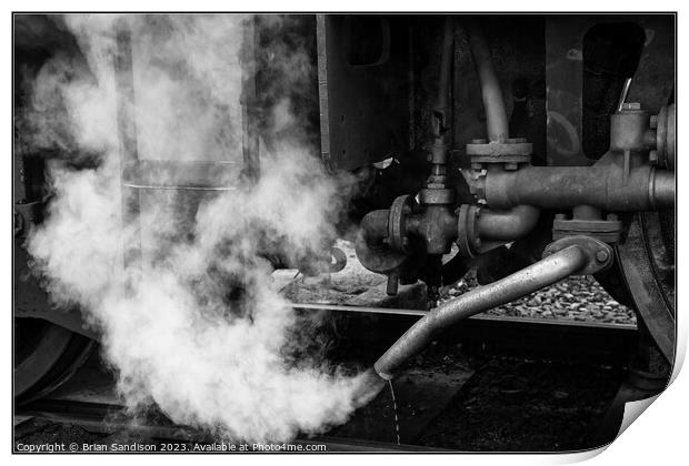 Letting off Steam Print by Brian Sandison