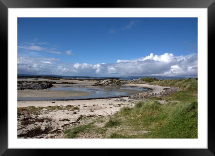 Arisaig Beach Framed Mounted Print by Peter Bardsley