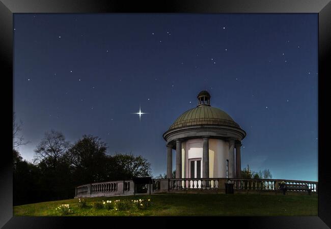 Venus and the Temple, Heaton Park Framed Print by Pete Collins
