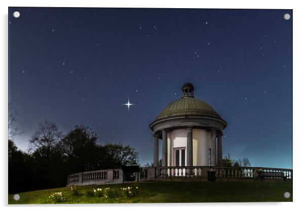 Venus and the Temple, Heaton Park Acrylic by Pete Collins