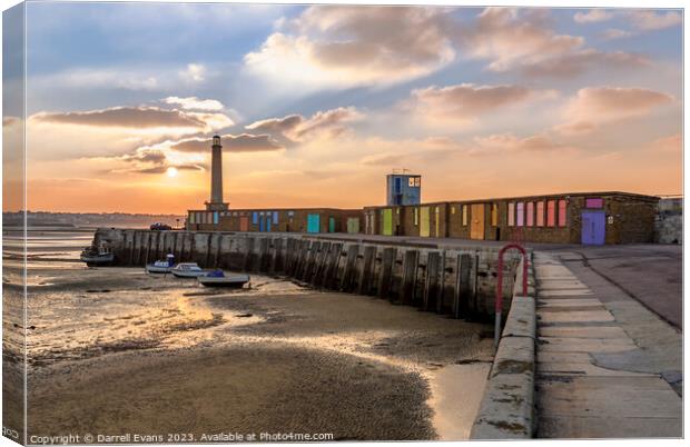Margate Harbour Canvas Print by Darrell Evans