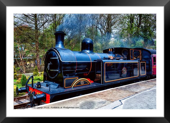 No85 at Oxenhope - 01 Framed Mounted Print by Trevor Camp