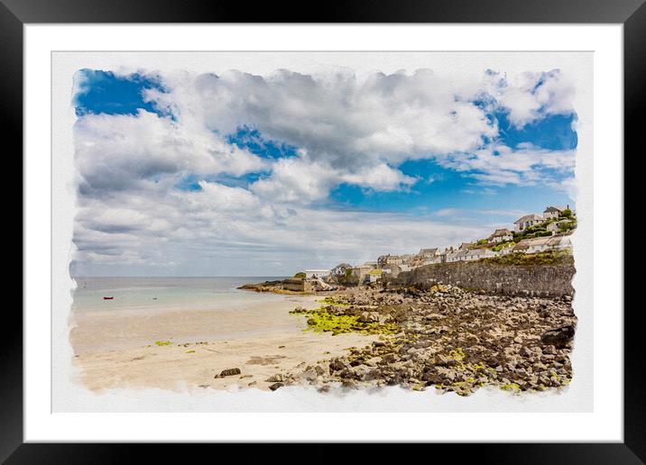 Coverack Cove, Cornwall, UK Framed Mounted Print by Malcolm McHugh