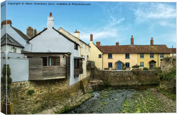 Watchet Somerset Canvas Print by Alison Chambers