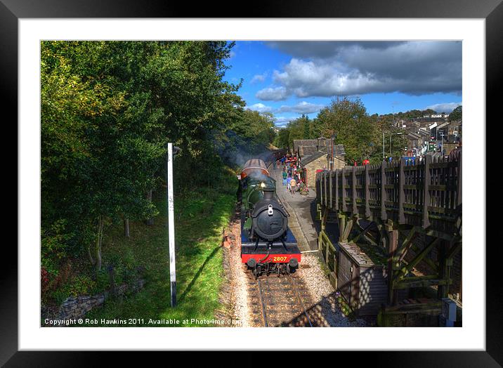 Great Western in Bronte Country Framed Mounted Print by Rob Hawkins