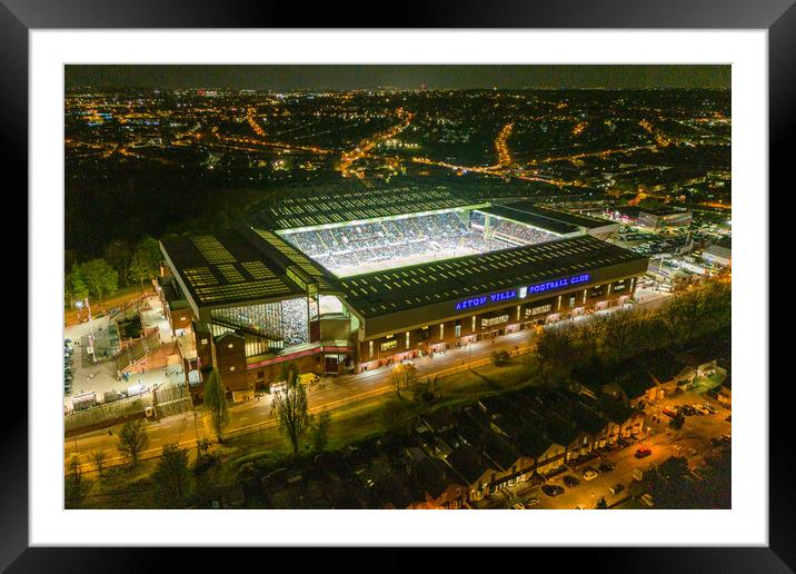 Villa Park Aston Villa Framed Mounted Print by Apollo Aerial Photography