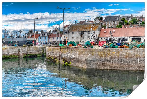 Pittenweem Harbour   Print by Valerie Paterson