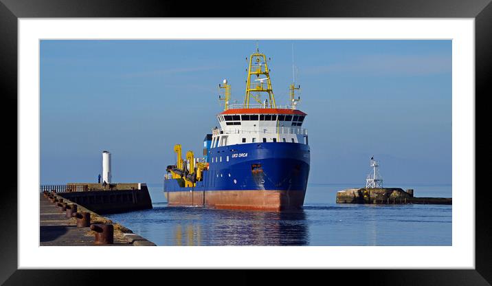 UKD Orca entering Ayr harbour Framed Mounted Print by Allan Durward Photography