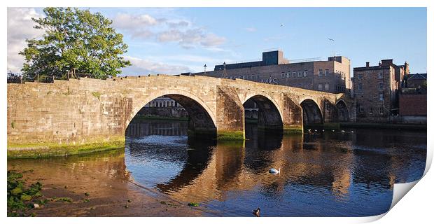 The Auld Brig Ayr, River Ayr crossing Print by Allan Durward Photography