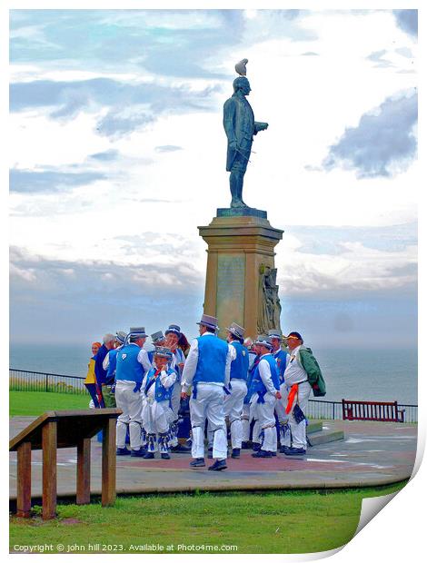 Celebrating Folk Heritage at the Captain Cook Memo Print by john hill