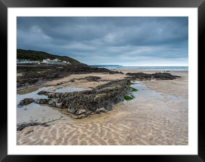 Incoming rain Framed Mounted Print by Tony Twyman