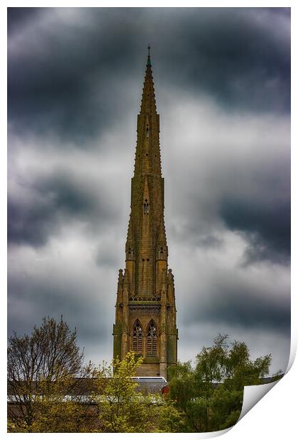 Square Church Halifax - HDR Print by Glen Allen
