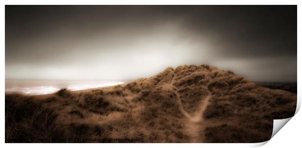 Windswept Dunes Print by Martin Plomer