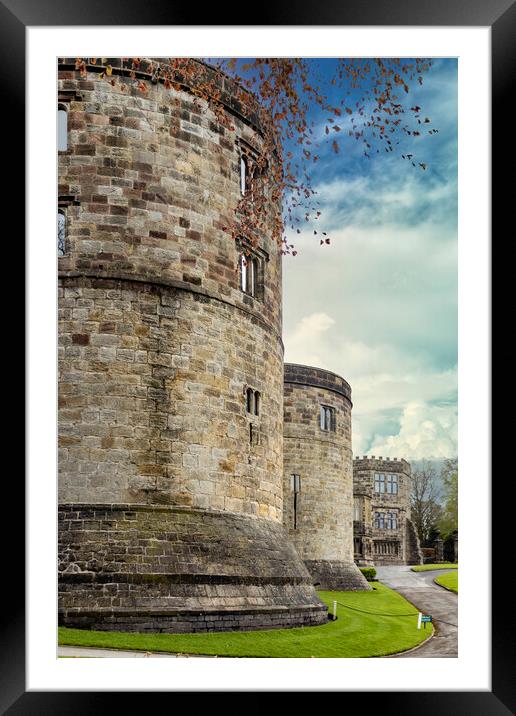 Skipton Castle 04 Framed Mounted Print by Glen Allen