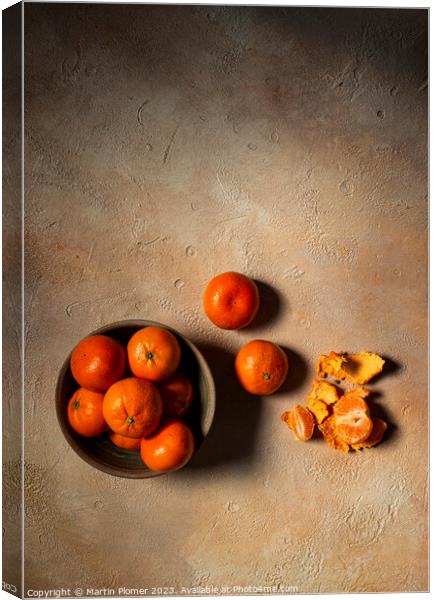 Citrus Simplicity Canvas Print by Martin Plomer