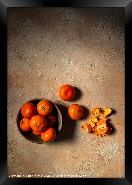 Citrus Simplicity Framed Print by Martin Plomer