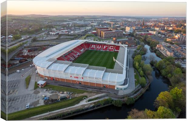 RUFC - New York Stadium Canvas Print by Apollo Aerial Photography