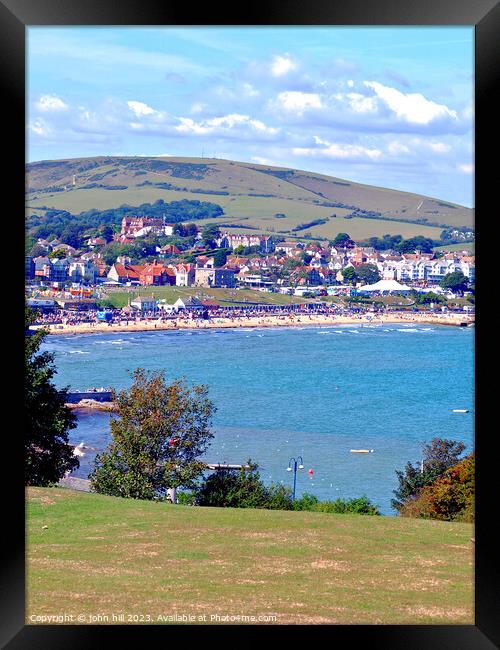 Serenity of Swanage Framed Print by john hill