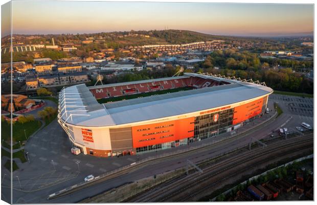 RUFC - New York Stadium Canvas Print by Apollo Aerial Photography