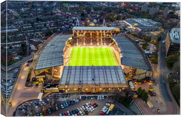 Molineux Stadium Canvas Print by Apollo Aerial Photography