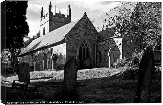 Mawnan Smith Parish Church Canvas Print by Brian Roscorla