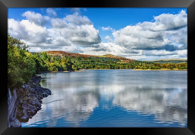 Burrator Reservoir Framed Print by Darren Galpin