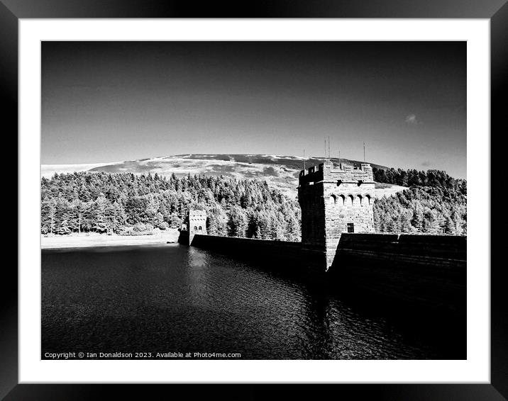Serenity in Monochrome Framed Mounted Print by Ian Donaldson