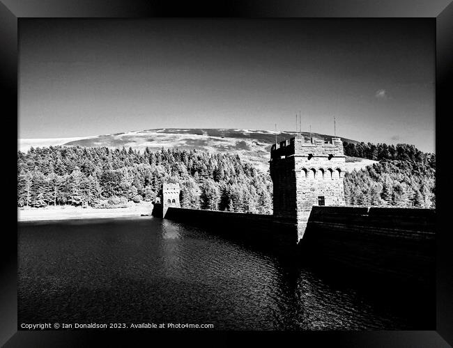 Serenity in Monochrome Framed Print by Ian Donaldson