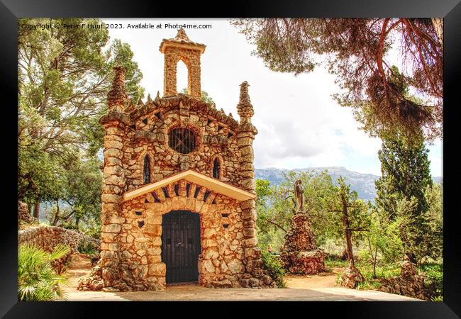Unique Stone Church Mallorca 1 Framed Print by Peter F Hunt