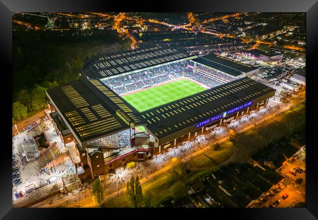 Villa Park Stadium Framed Print by Apollo Aerial Photography