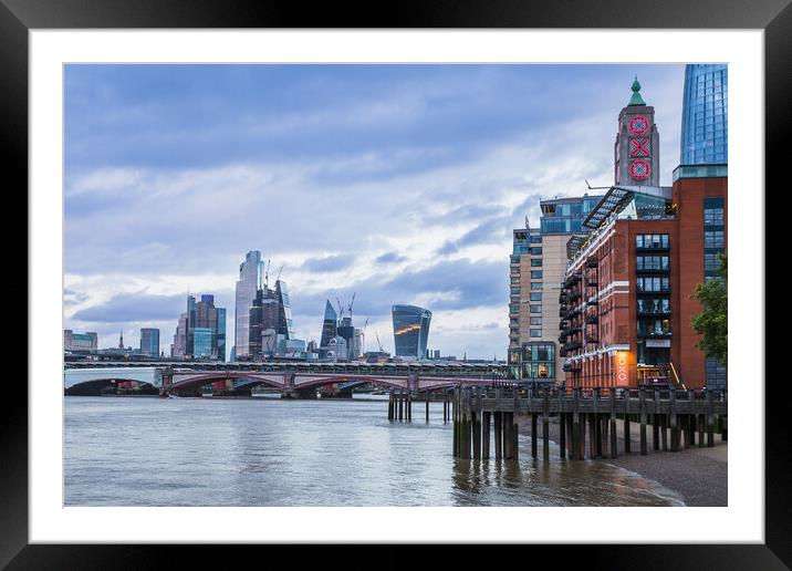The Majestic London Skyline Framed Mounted Print by Jason Wells