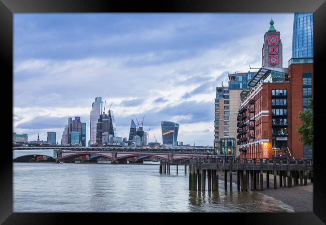 The Majestic London Skyline Framed Print by Jason Wells