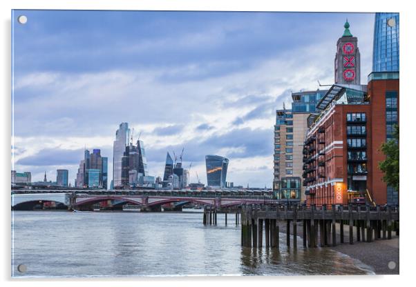 The Majestic London Skyline Acrylic by Jason Wells