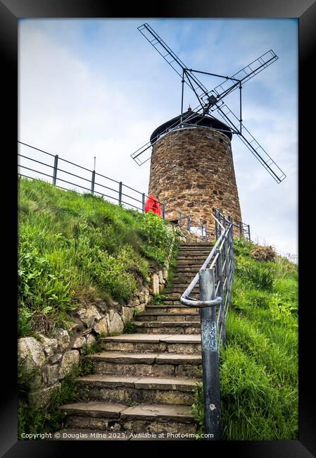 St Monans Windmill, St Monans, Fife Framed Print by Douglas Milne