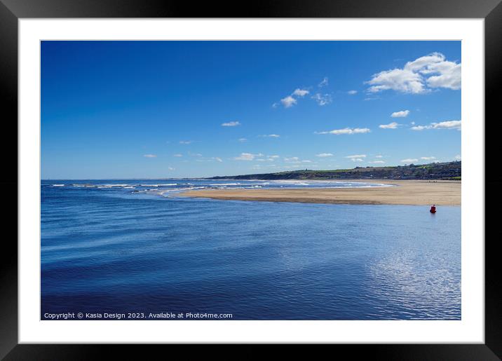 Tide Turning in the Tweed Estuary Framed Mounted Print by Kasia Design