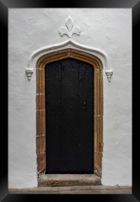 Skipton Castle - Doorway Framed Print by Glen Allen